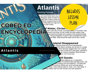 Atlantis Reading Comprehension Passage - Cored Ed Encyclopedia