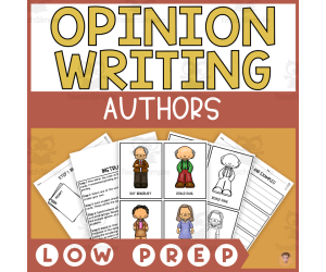 Authors Opinion Writing Step-by-Step (Would You Rather)