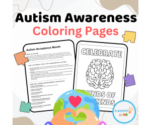 Autism Acceptance Coloring Pages