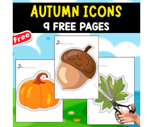 AUTUMN ICONS | 9 FREE STICKERS