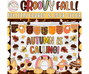 Autumn is Calling!: Fall Bulletin Board or Door Decor Kit - September