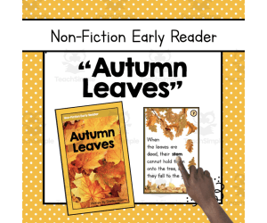 "Autumn Leaves" | Differentiated Fall Nonfiction Book