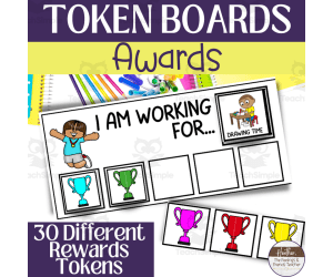 Awards Themed Token Boards | Behavior Management Boards