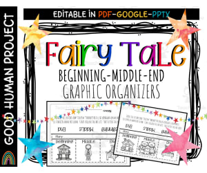 B-M-E Graphic Organizers | Fairy Tale Plots