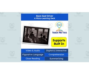 Back Seat Driver | Figurative Language Activity | Micro-Learning Deck