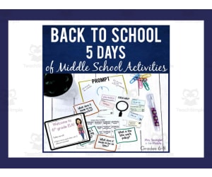 Back to School - 5 Days of Activities