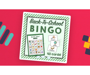 Back to School Bingo