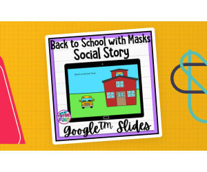 Back to School Book: Social Story | Google Slides - Covid
