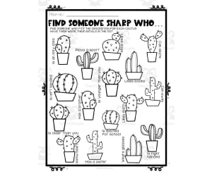 Back to School Find Someone Who Activity