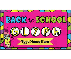 Back to School Glyph