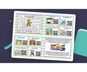 Back To School Listening Center With QR Codes (28 Books)