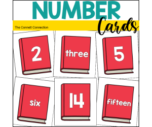 Back to School Number Cards