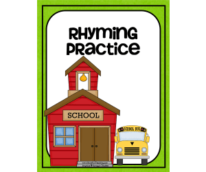 Back to School Rhyming Activity