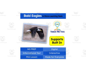 Bald Eagle | Interactive Science Lesson | Nature Collection | Micro-Learning Deck
