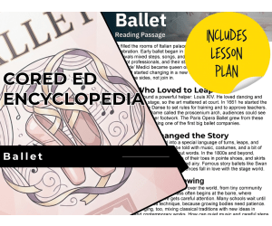 Ballet Reading Comprehension Passage - Cored Ed Encyclopedia