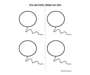 Balloon Cut Outs