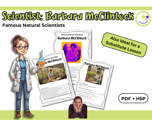 Barbara McClintock – Fact Sheet, Quiz & Interactive PDF incl. H5P