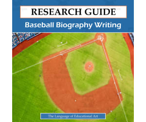 Baseball Biography Writing Research Guide