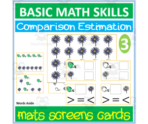 Basic Math Skills | Counting Estimation Comparison 3