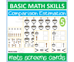Basic Math Skills | Counting Estimation Comparison 5