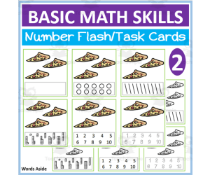 Basic Math Skills | Number Flash Task Cards 2