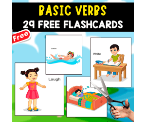 BASIC VERBS | 29 FREE FLASHCARDS