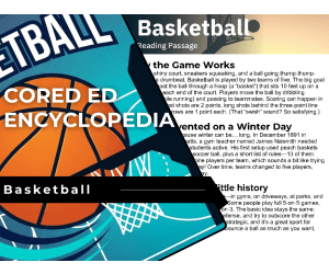 Basketball Reading Comprehension Passage - Cored Ed Encyclopedia