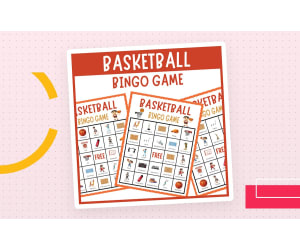 Basketball sports bingo game vocabulary physical education activities