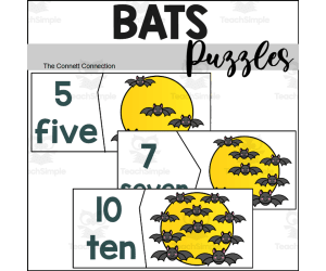 Bats Counting to 10 Puzzles