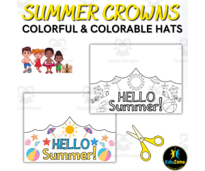Beach Bash Essentials: Colorful Hats & Crowns for Summer Celebrations!