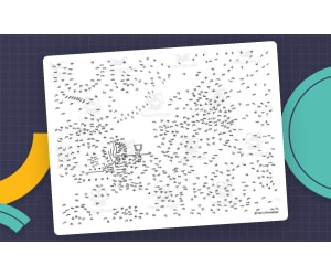 Beach Vacation Dot-to-Dot / Connect the Dots