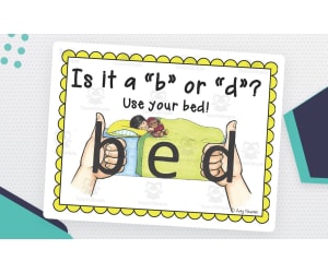 BED Anchor Chart | Teaching B and D