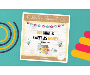 Bee-Long to Jesus Christian Spring Bulletin Board Kit