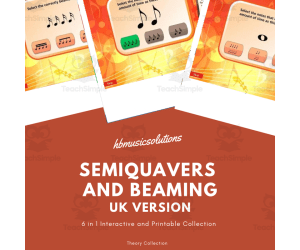 Beginner Music Theory: Semiquavers and Beaming - UK Version