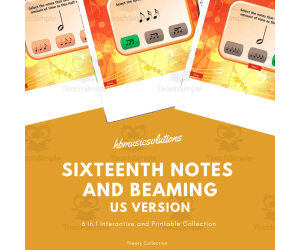 Beginner Music Theory: Sixteenth Notes and Beaming - US Version
