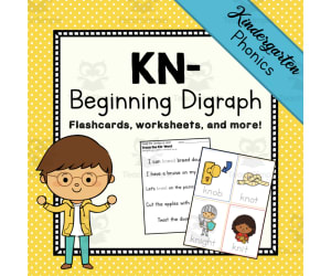 Beginning Digraph: KN- Activity Packet | Printable Resources Digraphs