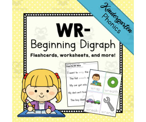 Beginning Digraph: WR- Activity Packet | Printable Resources to Teach Digraphs
