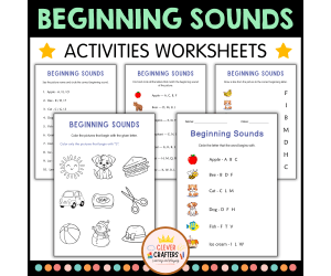 Beginning Letter Sounds Worksheets - Alphabet Letter Sounds Activities