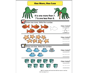 Beginning Math Activities Printable Workbook