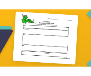 Beginning, Middle, End Worksheet