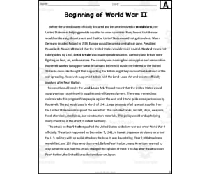 Beginning of World War II Reading Packet
