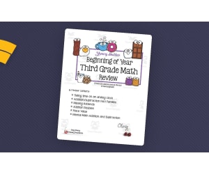 Beginning of Year Third Grade Math Review