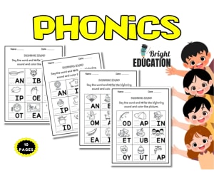 Beginning Sound Words Phonics Activity