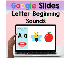 Beginning Sounds Google Slides Alphabet Phonemic Awareness Activities