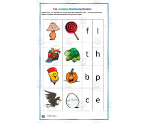 Beginning Sounds Printable