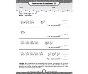 Beginning Subtraction, Number Sentences, Word Problems