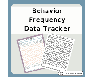 Behavior Frequency Data Tracker for Special Education