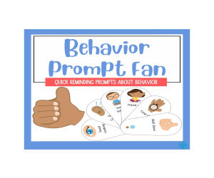 Behaviour Prompt Fans