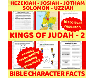 Bible Character Education - Kings of Judah 2