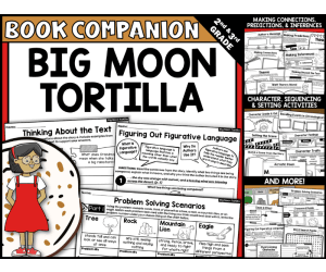 Big Moon Tortilla by Joy Cowley Interactive Read-Aloud Activities